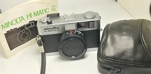 Cámara fotográfica compacta Minolta HI-MATIC G buen estado de funcionamiento "EXCELENTE" - Imagen 1 de 7