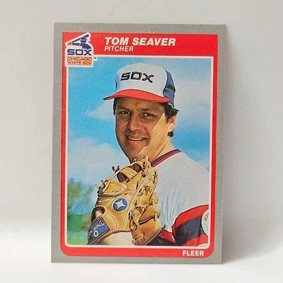 Tom Seaver Chicago White Sox 1985 Fleer #526 Baseball Card - Image 1 of 2