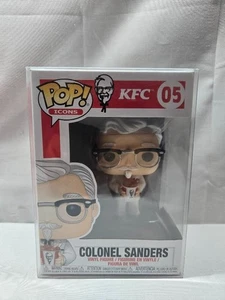 Funko Pop! Icons KFC Colonel Sanders con secchio di pollo #05 figurina in vinile nuova  - Foto 1 di 6