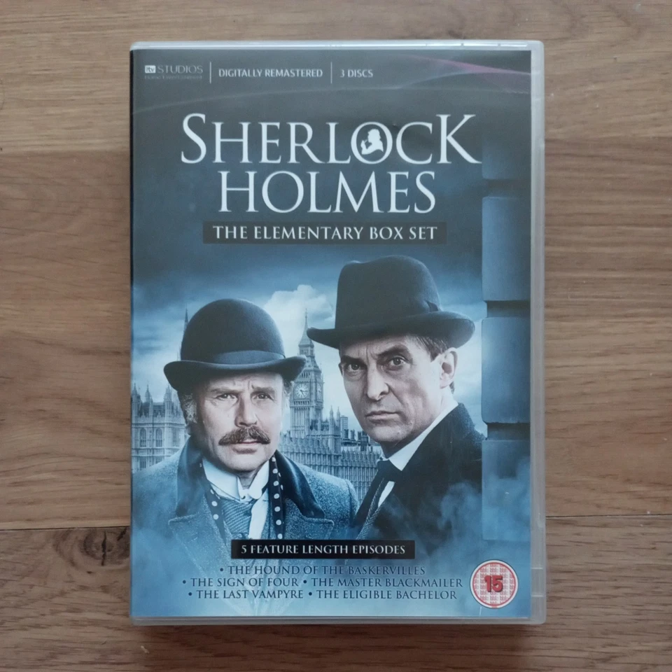 Sherlock Holmes The Elementary DVD Box Set - 5 Feature Length Episodes - Image 1 of 4