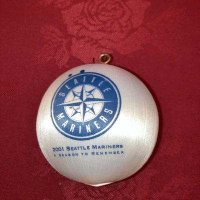 MLB Sports  - Seattle  Mariners Christmas Ornament ~ 2001 - Image 1 of 2