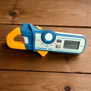 PeakTech 1635 - Digitale Stromzange für Kriechstrom & Leckstrom CAT III 600V - Bild 1 von 2