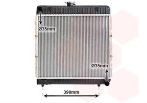 Radiatore acqua PER MERCEDES BENZ W123 1976-1984 1235005603 - Foto 1 di 1