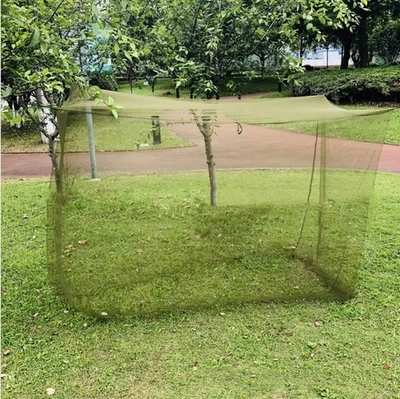 Army Green Polyester Camping Tent Mesh Net Suitable for Outdoor Activities - Image 1 of 4