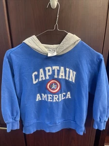 Marvel Captain America Kids Hoody Sweatshirt - Picture 1 of 3