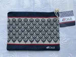 DAR Daughters of The American Revolution Reißverschlusstasche gefüttert Beutel Rise & Shine Neu mit Etikett - Bild 1 von 8