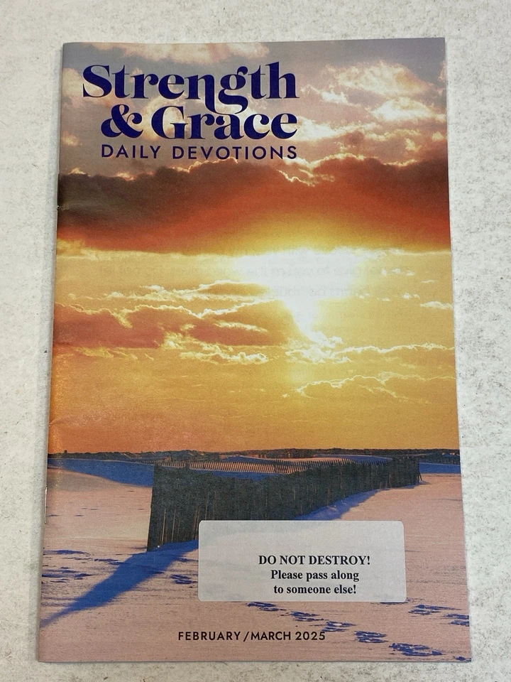 Strength Grace Guidepost Magazine Mar Apr 2025 Daily Devotions Religious Monthly - Image 1 of 2