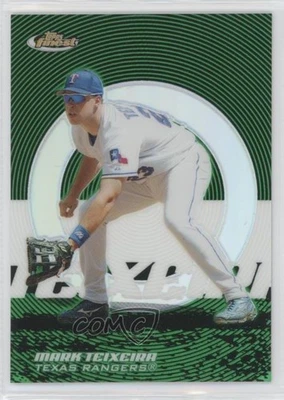 2005 Topps Finest Green Refractor /199 Mark Teixeira #106 - Image 1 of 2