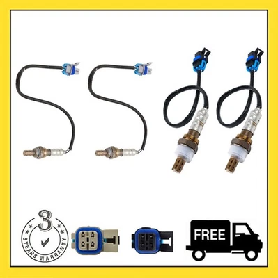 Juego de 4 sensores de oxígeno O2 ascendente+descendente para GMC Savana 1500/2500/3500 2003-2007 Foto 1 de 4