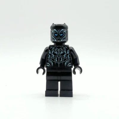 Minifigura LEGO Marvel Black Panther Metalic Blue 76099 Black Panther Super Hero Foto 1 de 4