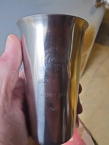 Taza Julep De Colección/Rara Kentucky Derby Day 1960/Southern Railway Metal Como Nueva - Imagen 1 de 11