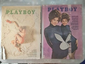 Vintage Lot Of Playboy Magazines August And October 1970 - Picture 1 of 3