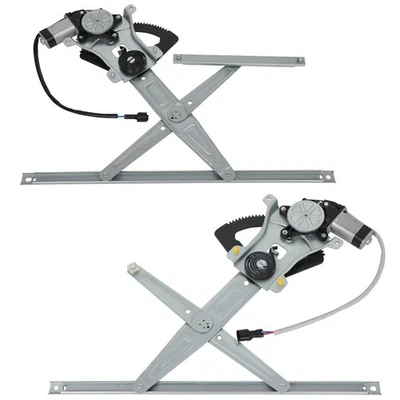 Window Regulators w/ Motor For 2007-2011 Chevrolet Aveo Sedan Front Left & Right - Imagem 1 de 4