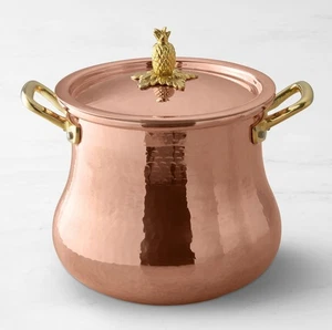 Ruffoni Historia Suppentopf aus gehämmertem Kupfer mit Ananasknopf - Bild 1 von 5