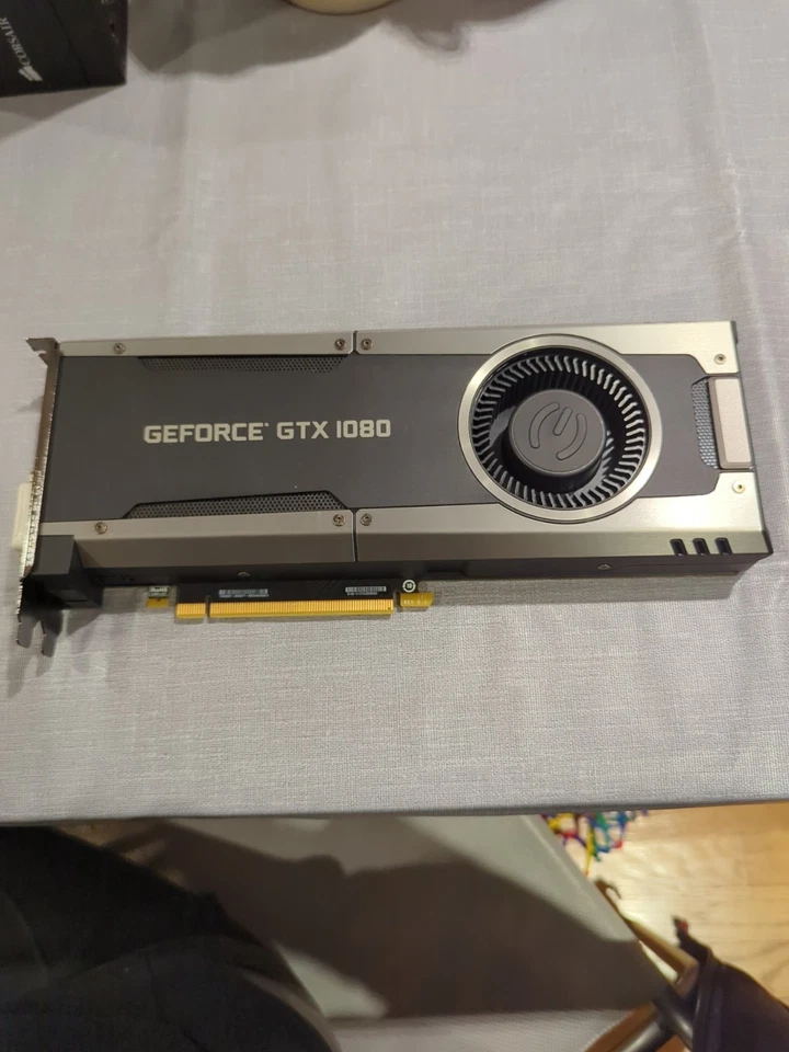 Tarjeta gráfica original EVGA GeForce GTX 1080 08G-P4-5180-KR 8GB GDDR5X Foto 1 de 4