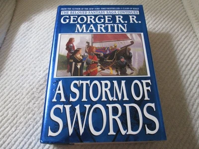 A Storm of Swords by George R.R. Martin 2000 HC/DJ 1st Edition 3rd Print - Image 1 of 4