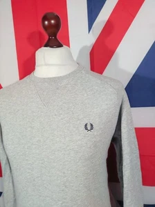 Fred Perry Sweatshirt - XL/2XL - Grey - Mod Casuals Terraces - Imagen 1 de 6