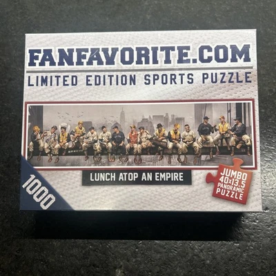 Yankees Lunch Atop An Empire 1000 pcs Limited Edition Puzzle Fan Favorite New - Image 1 of 4