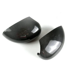 Carbon Fiber Add-on Side Mirror Cover Caps for Audi TT 2000-2006 - Picture 1 of 5