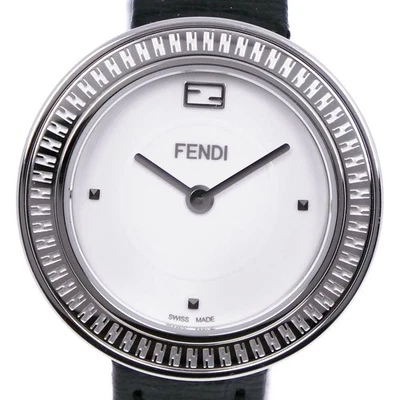 FENDI my way Watches 35000S black/Silver WhiteDial Stainless Steel/leather... - Image 1 of 4