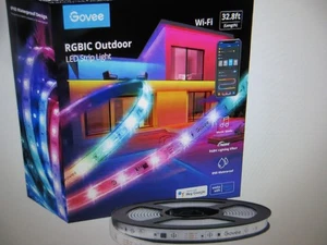 Govee RGBIC 36 Watt Equivalent 32.8ft. Integrated LED Smart Color Changing Light - Picture 1 of 9