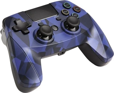 Snakebyte PS4 GamePad 4S Wireless PS4 Zubehör Blau Camouflage Bluetooth. B Ware - Bild 1 von 3