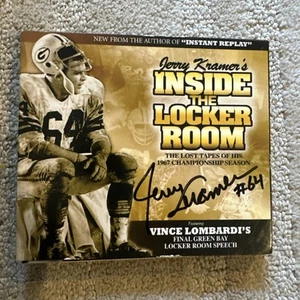 SIGNED Jerry Kramer's CD Set Inside NFL Locker Room Lost Tapes Green Bay Packers - Picture 1 of 12