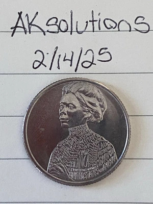 ERROR 2023 P Jovita Idar Quarter Error Coin Mint “IN COD WE TRUST” - Image 1 of 2