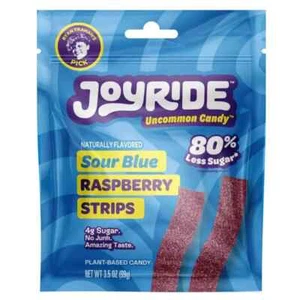 Joyride Uncommon Sour Blue Raspberry Strips 3.5 oz - Picture 1 of 2