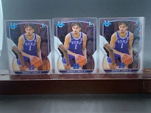 2022-23 Bowman U University Lote Base #100 x3 DEECK LIVELY Duke - Imagen 1 de 3