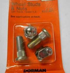 Dorman Wheel Stud & Nut Kit 1976-99 Acura BMW 1981-2000 Isuzu Trooper Chevy LUV - Picture 1 of 3