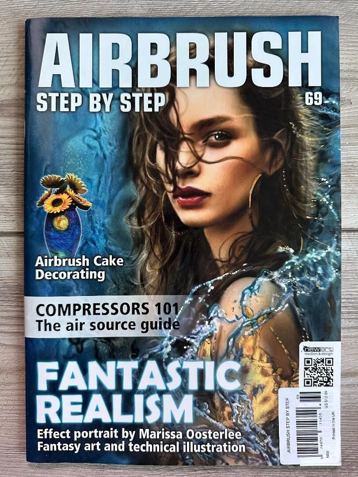 2025 AIRBRUSH Step By Step Magazine Issue 69 FANTASTIC REALISM Air Source Guide - Image 1 of 1