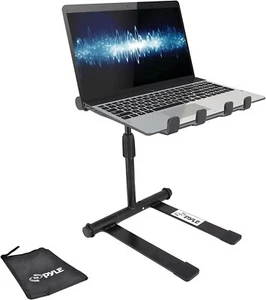 Folding Tabletop DJ Gear Stand, Adjustable Angle and Height DJ Laptop Stand - Picture 1 of 8