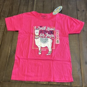 🦙 Kein Prob-Lama ist zu groß für Jesus von Kerusso Mädchen/Kinder MEDIUM Neu mit Etikett 🤩 - Bild 1 von 1