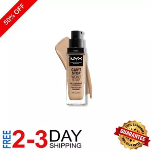 Waterproof Matte Liquid Foundation in Buff - Controlled Shine & Full Coverage - Picture 1 of 8
