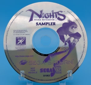 Nights into Dreams Sampler (Sega Saturn) Disc Only - Authentic & Tested - Picture 1 of 6