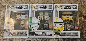 Funko Pops!  Star Wars Gaming Greats 643.644.645 Gamestop Exclusivos  - Imagen 1 de 2