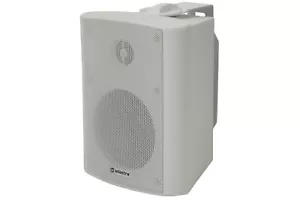 1 x 4" 100V/8OHM 60W WHITE BACKGROUND SPEAKER INDOOR/OUTDOOR WEATHERPROOF - Picture 1 of 3