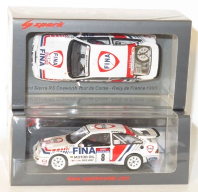 1/43 Ford Sierra RS Cosworth  FINA  Rally de France Tour de Corse 1990 #8 M.Duez - Image 1 of 4