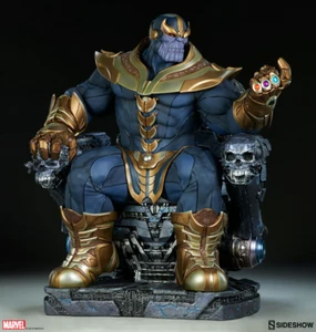RARE SIDESHOW MARVEL THANOS ON THRONE COLLECTOR EDITION 300434 NEW SEALED - Imagen 1 de 16