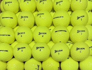25 SRIXON SOFT FEEL YELLOW GOLF BALLS AAAA FREE SHIPPING - Picture 1 of 3