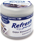 Refresh Your Car Air Freshener, Odor Eliminator, Scented Gel Can, New Car Scent,