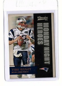 Tom Brady 2016 Panini Classics Monday Night Heroes Bronze Parallel Patriots