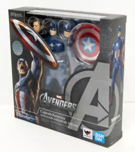 Marvel Capitán América Vengadores Assemble Edición Bandai Tamashi S.H. Figuarts - Imagen 1 de 6