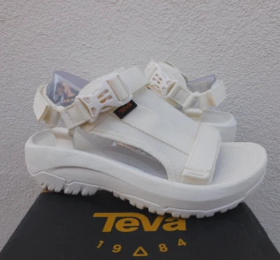 TEVA WHITE HURRICANE AMPSOLE VOLT PLATFORM SANDALS, WOMEN US 8/ MEN US 6  ~NEW - Image 1 of 4