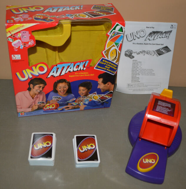  Mattel Games Juego de cartas Uno Extreme con lanzador