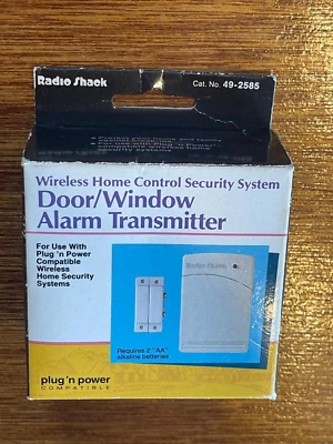 2 NEW Radio Shack Door/Window Alarm Transmitter Plug'n Power, 49-2585 - Image 1 of 3