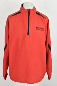 PING Red Windcheater Jacket size M Mens Half Zip Pullover Outdoors Outerwear - Picture 1 of 8