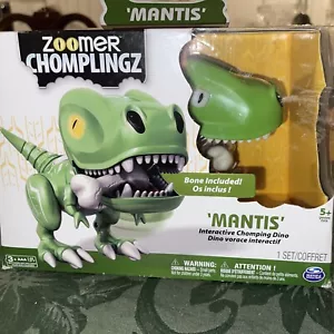 ZOOMER CHOMPLINGZ ‘MANTIS’ INTERACTIVE DINOSAUR GREEN LIGHTS & ROARS INTERACTIVE - Picture 1 of 6