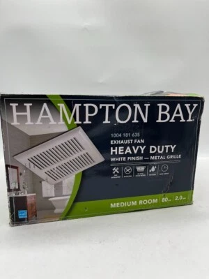 Ventilador de escape de alta resistencia Hampton Bay 80 CFM montaje en techo instalación lateral Foto 1 de 4